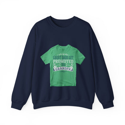 Great dads get promoted to grandpa-02 — Unisex Heavy Blend Crewneck (G18000)