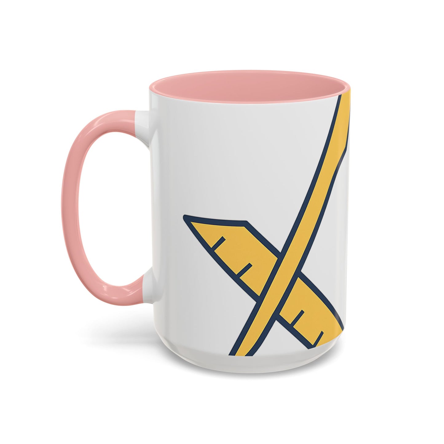 Plain Square and compass — Accent Mug 11/15oz