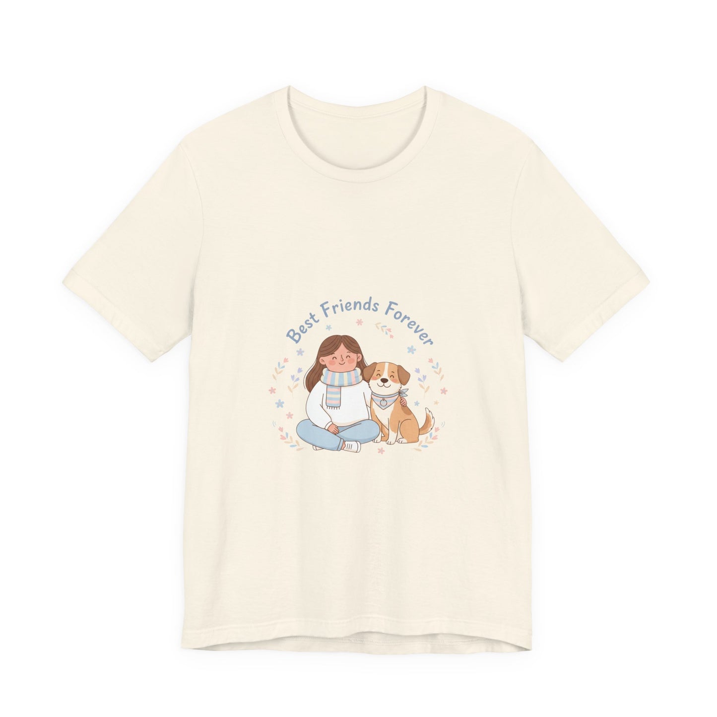 Best Friends Forever Tee | Pet Owner Matching, Paw Print Design