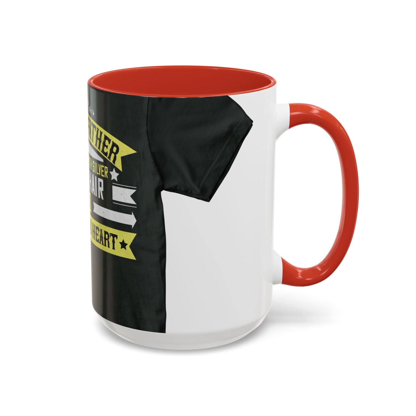 A grandfather is someone with silver-02 — Accent Mug 11/15oz