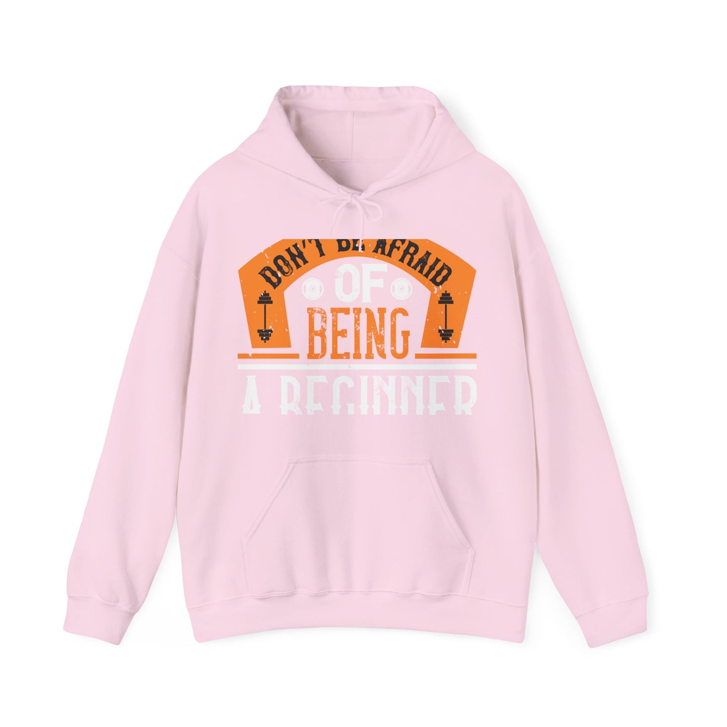 DonΓÇÖt be afraid of being a beginner-01 — Unisex Heavy Blend Hoodie (G18500)