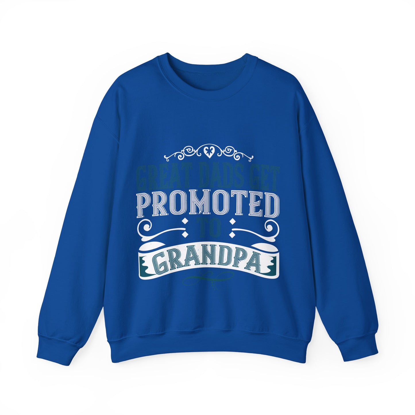 Great dads get promoted to grandpa-2 — Unisex Heavy Blend Crewneck (G18000)
