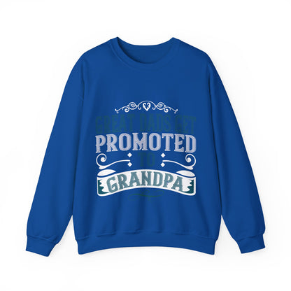 Great dads get promoted to grandpa-2 — Unisex Heavy Blend Crewneck (G18000)