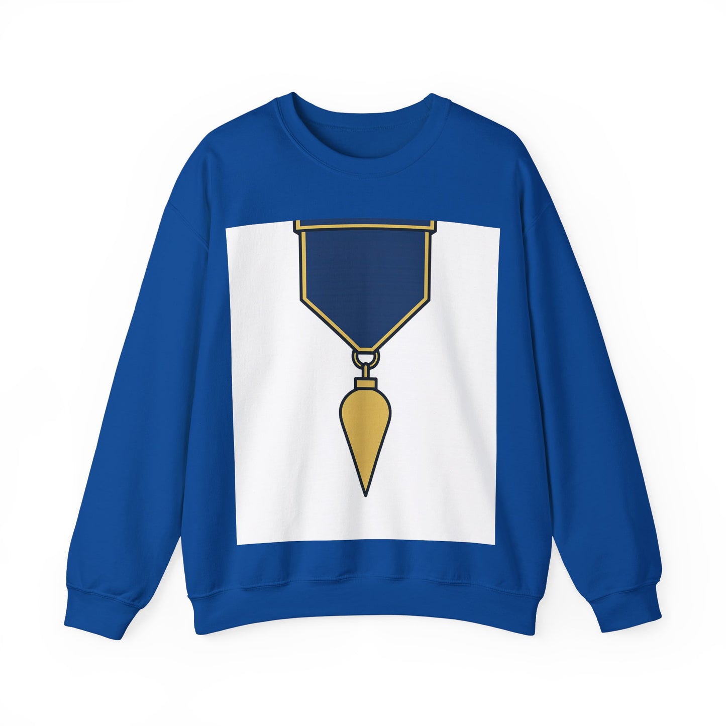 Junior Warden -JW - white bg — Unisex Heavy Blend Crewneck (G18000)