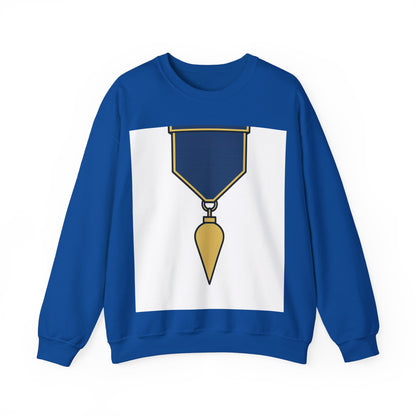 Junior Warden -JW - white bg — Unisex Heavy Blend Crewneck (G18000)