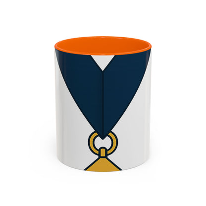 Senior Warden SW  the level — Accent Mug 11/15oz