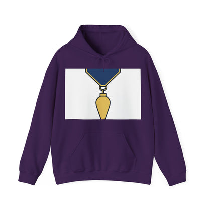 Junior Warden -JW - white bg — Unisex Heavy Blend Hoodie (G18500)