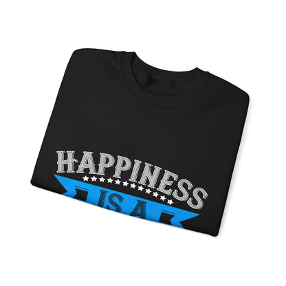 Happiness is a grandpa hug-01 — Unisex Heavy Blend Crewneck (G18000)