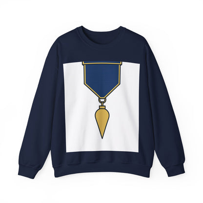 Junior Warden -JW - white bg — Unisex Heavy Blend Crewneck (G18000)