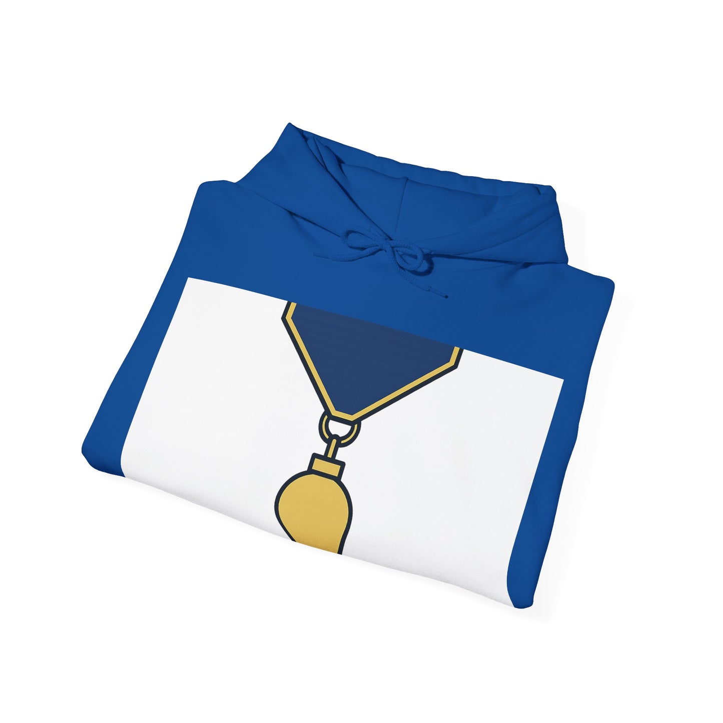 Junior Warden -JW - white bg — Unisex Heavy Blend Hoodie (G18500)