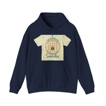i'm already out of my quarantine snacks — Unisex Heavy Blend Hoodie (G18500)