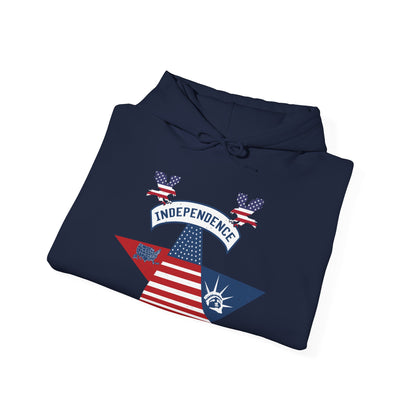 Fourth of july (48) — Unisex Heavy Blend Hoodie (G18500)
