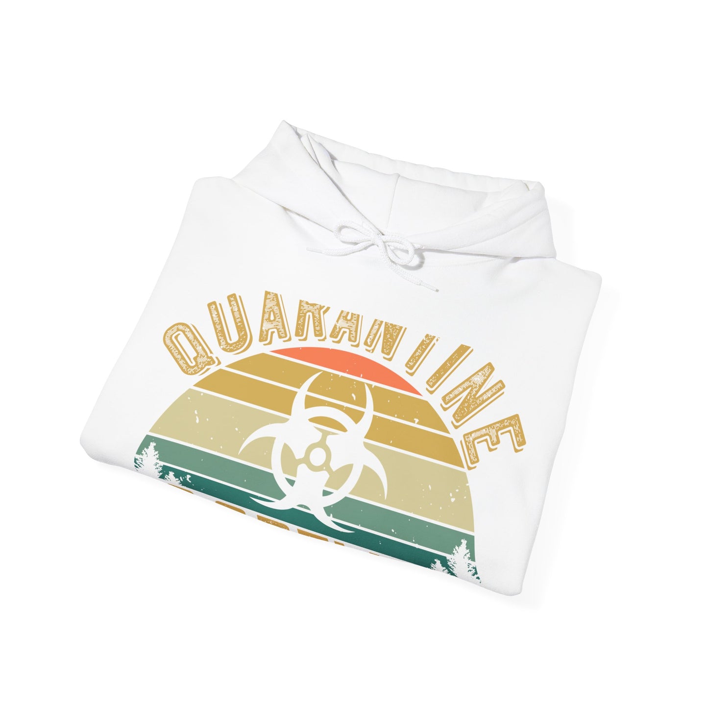 i think quarantine is spelled camping-01 — Unisex Heavy Blend Hoodie (G18500)