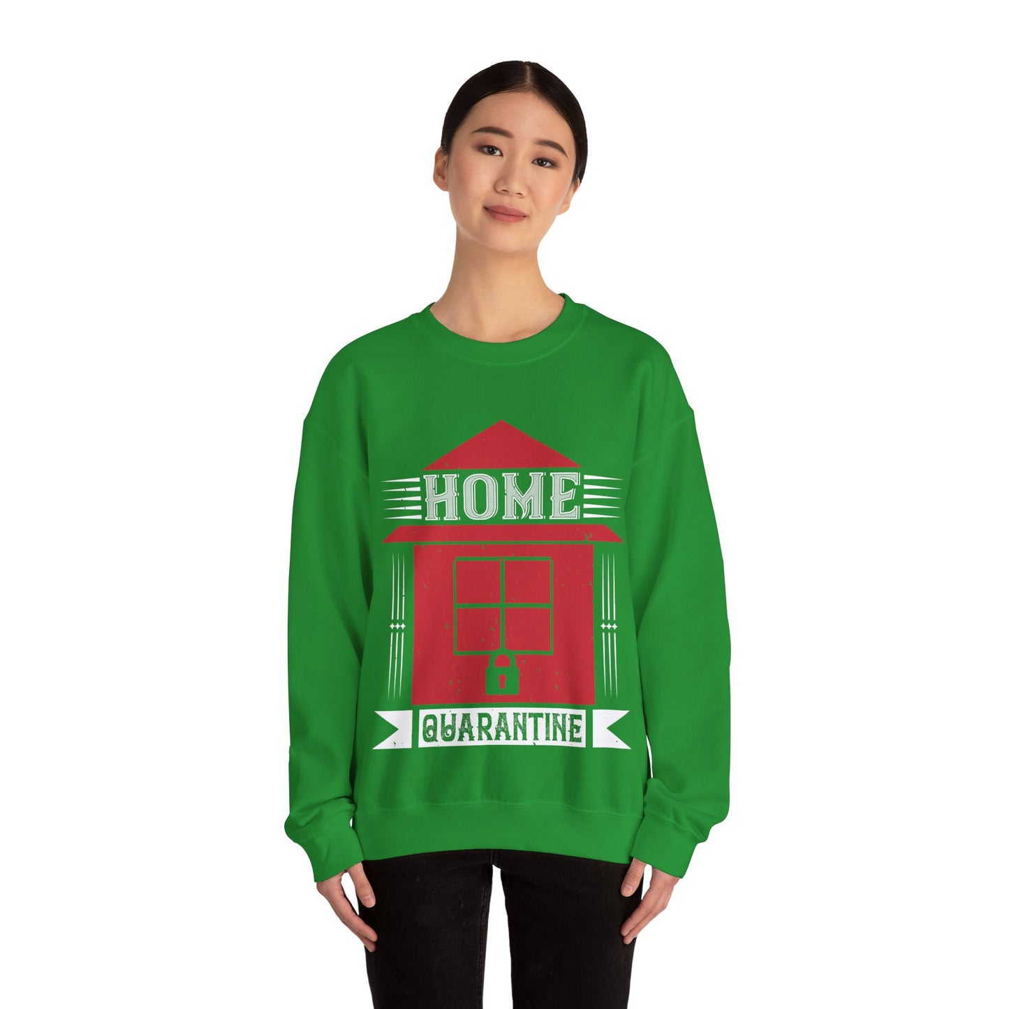 home quarantine-01 — Unisex Heavy Blend Crewneck (G18000)
