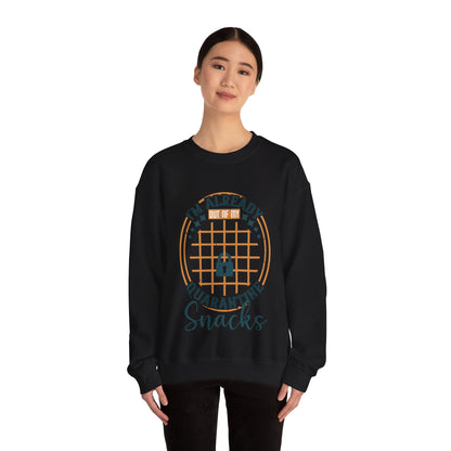 i'm already out of my quarantine snacks-01 — Unisex Heavy Blend Crewneck (G18000)
