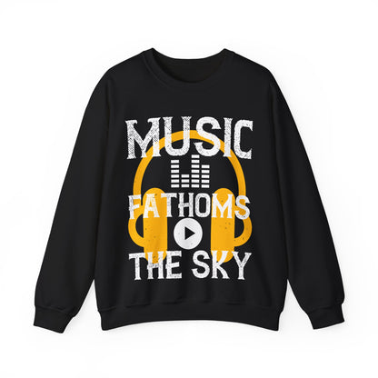 Music Fathoms The Sky-01 — Unisex Heavy Blend Crewneck (G18000)