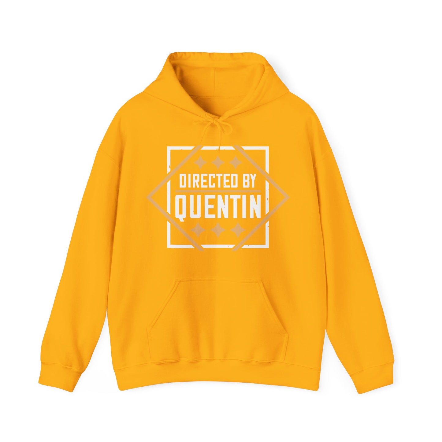 written and directed by quentin quarantine-01 — Unisex Heavy Blend Hoodie (G18500)