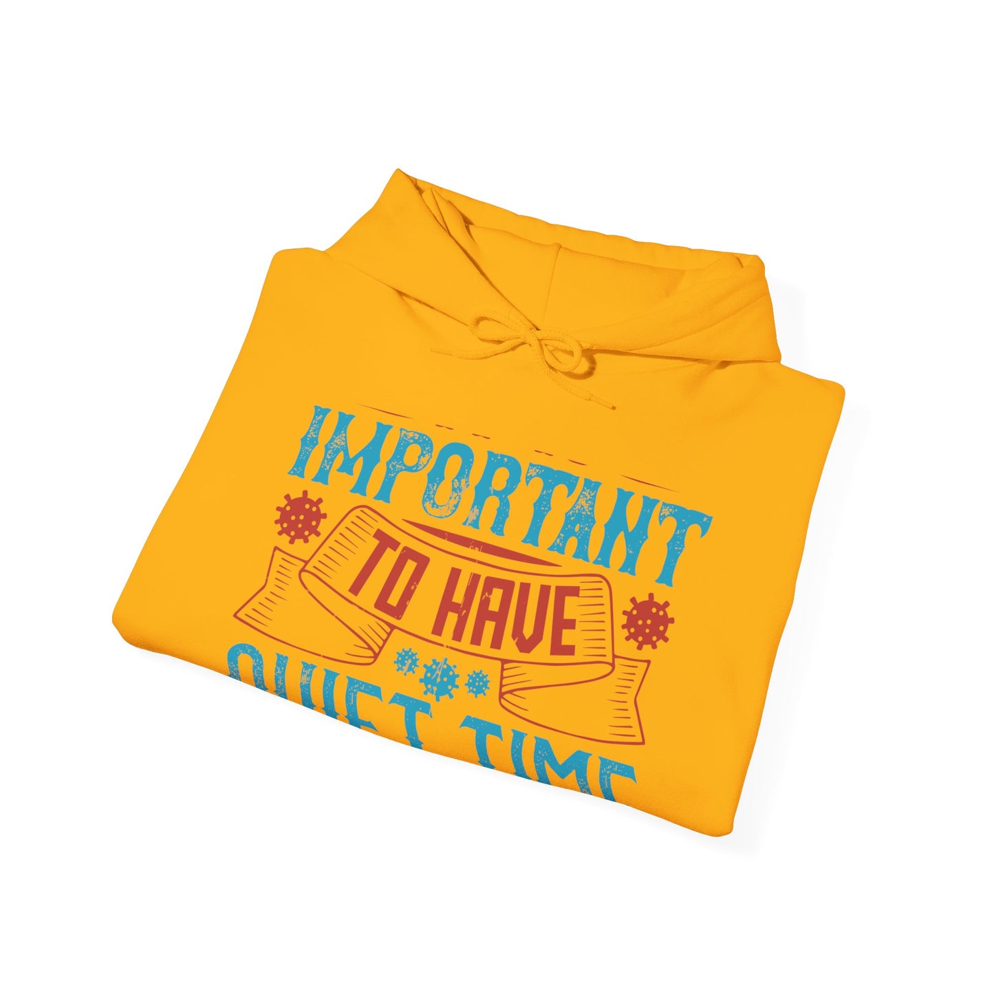 It's important to have quiet time and isolation-01 — Unisex Heavy Blend Hoodie (G18500)