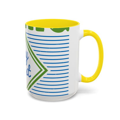 living my best quarantine-01 — Accent Mug 11/15oz