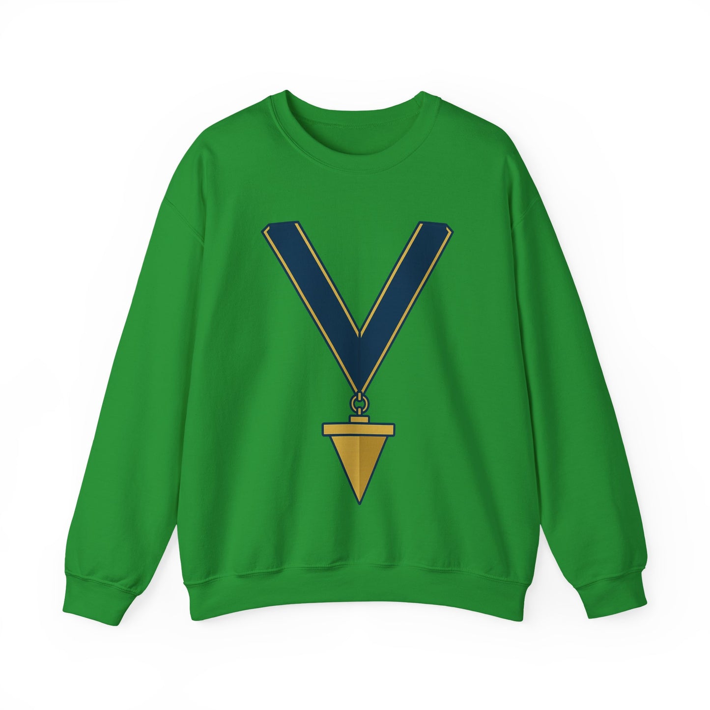 Junior Warden JW-- the plumb — Unisex Heavy Blend Crewneck (G18000)