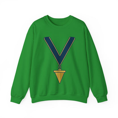 Junior Warden JW-- the plumb — Unisex Heavy Blend Crewneck (G18000)