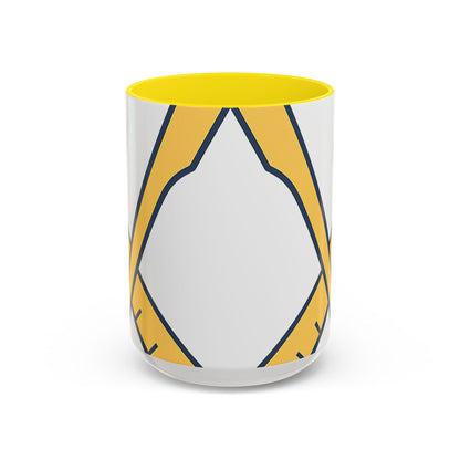 Plain Square and compass — Accent Mug 11/15oz