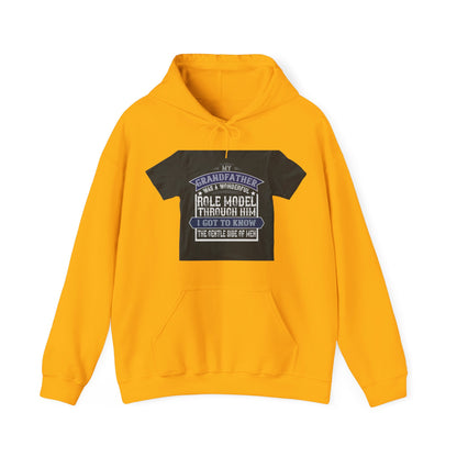 My grandfather was a wonderful role model-02 — Unisex Heavy Blend Hoodie (G18500)