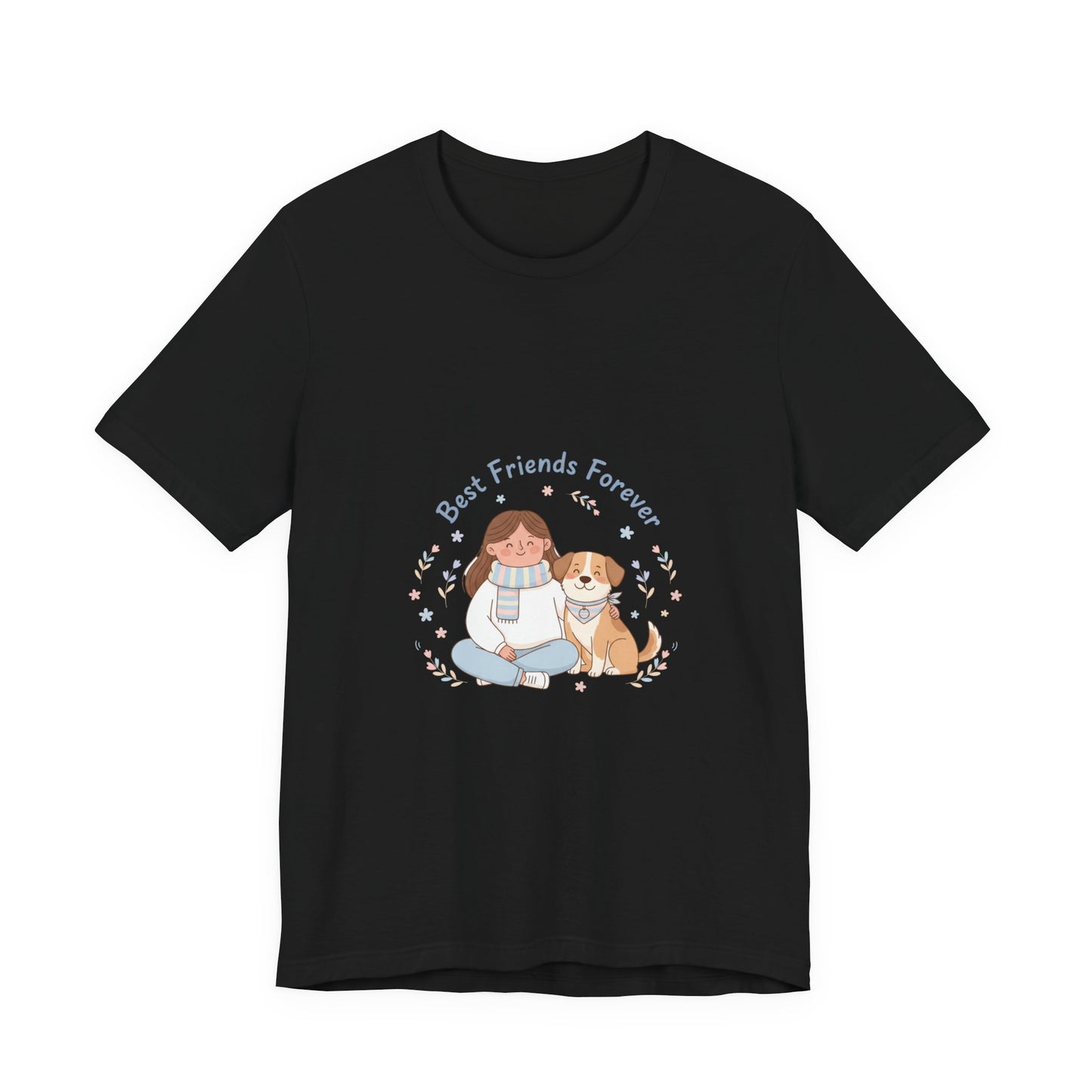 Best Friends Forever Tee | Pet Owner Matching, Paw Print Design
