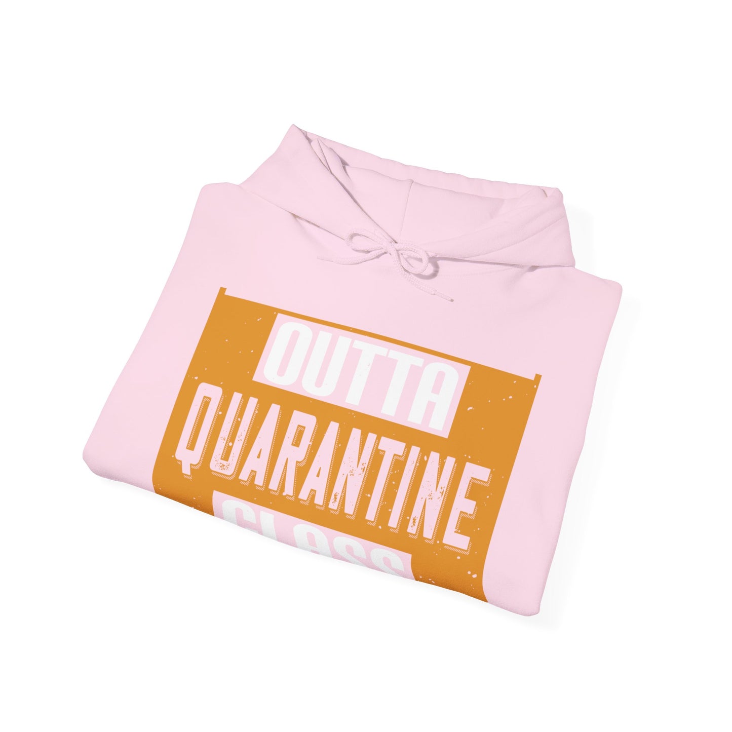 straight outta quarantine class of 2020-01 — Unisex Heavy Blend Hoodie (G18500)