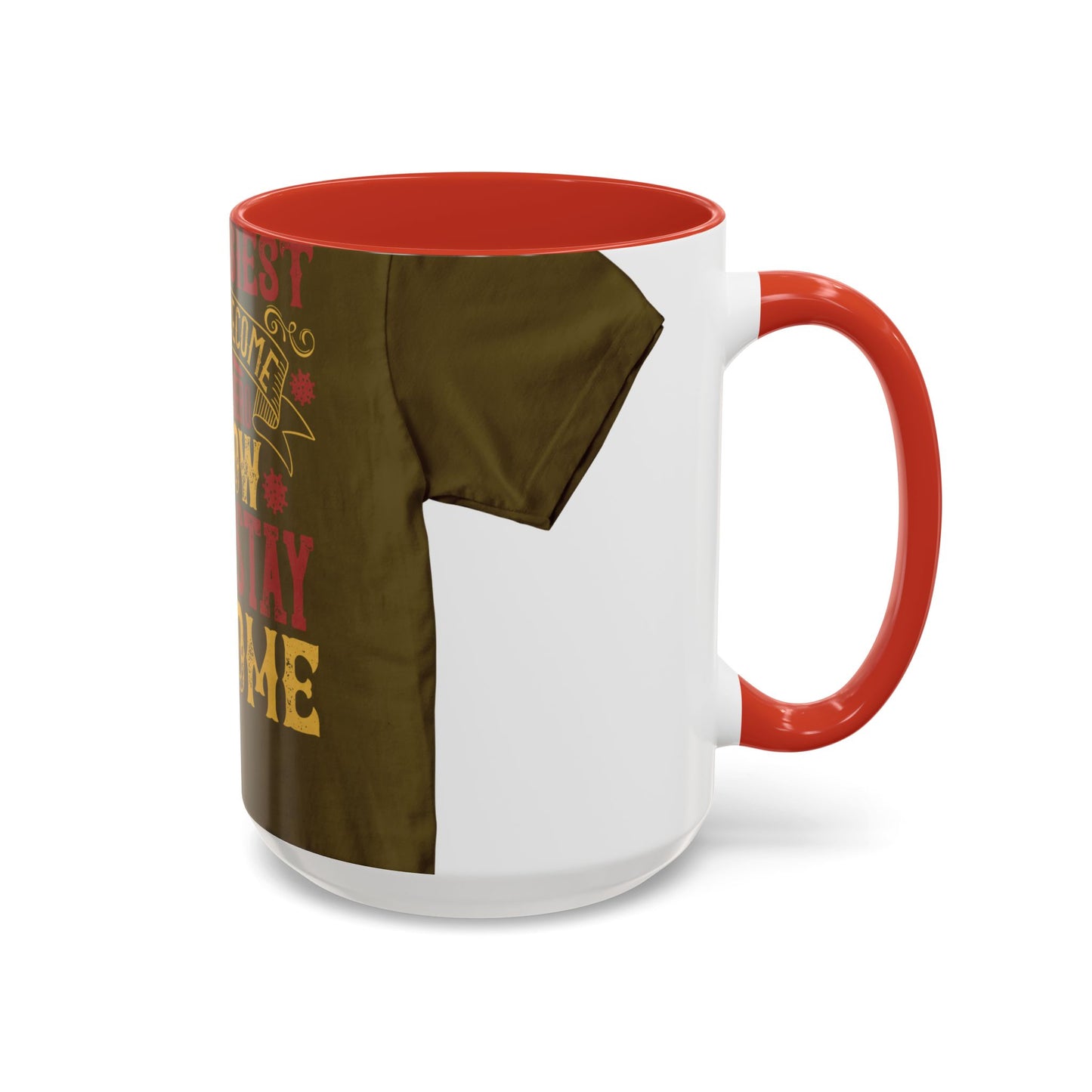 The easiest way to become a superhero is NOW! Just Stay At Home — Accent Mug 11/15oz