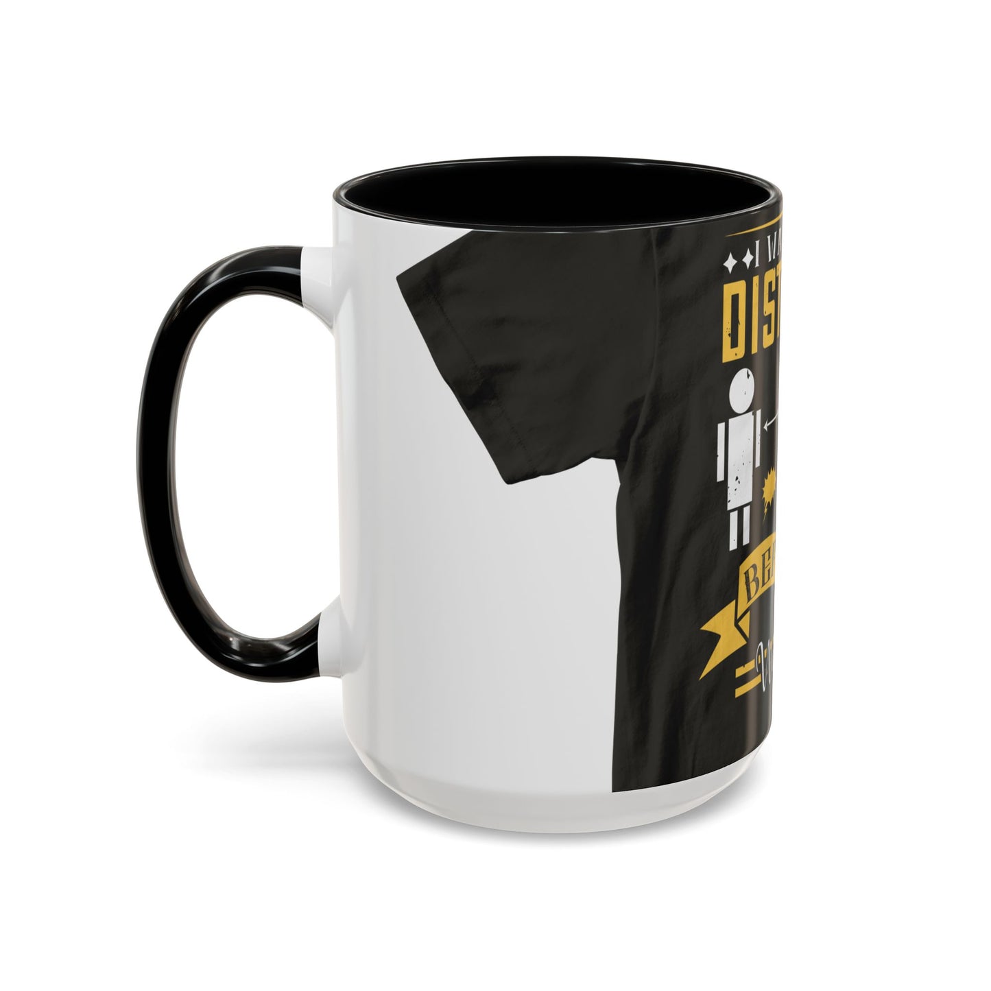 I was social distancing before it was coo — Accent Mug 11/15oz