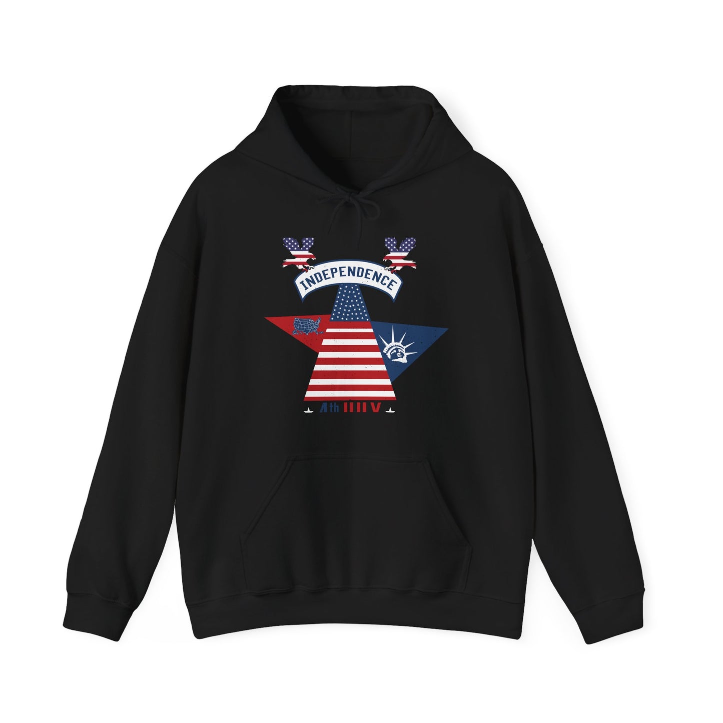 Fourth of july (48) — Unisex Heavy Blend Hoodie (G18500)