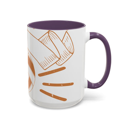 Volleyball Invented by men, perfected by women-01 — Accent Mug 11/15oz