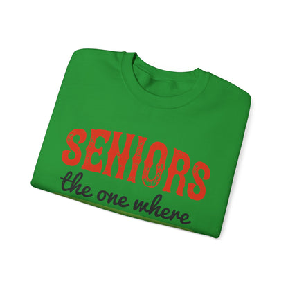 seniors the one where they were quarantined 2020-01 — Unisex Heavy Blend Crewneck (G18000)