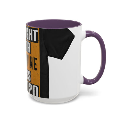 straight outta quarantine class of 2020 — Accent Mug 11/15oz