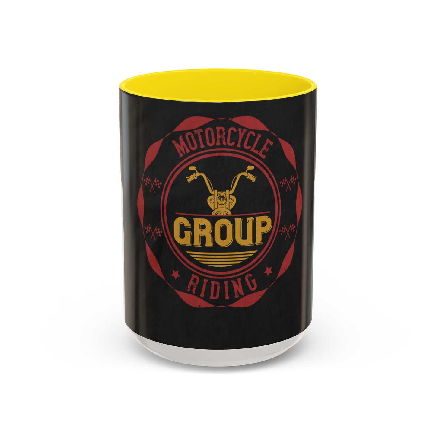 motorcycle group riding — Accent Mug 11/15oz