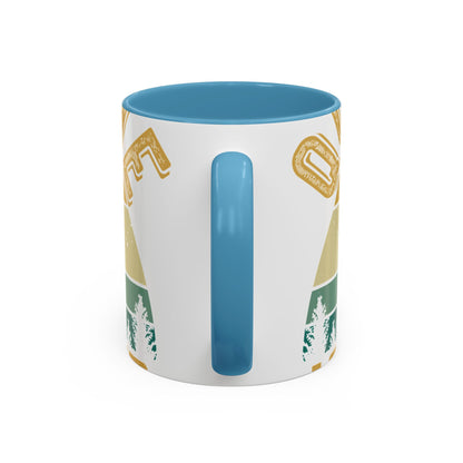 i think quarantine is spelled camping-01 — Accent Mug 11/15oz