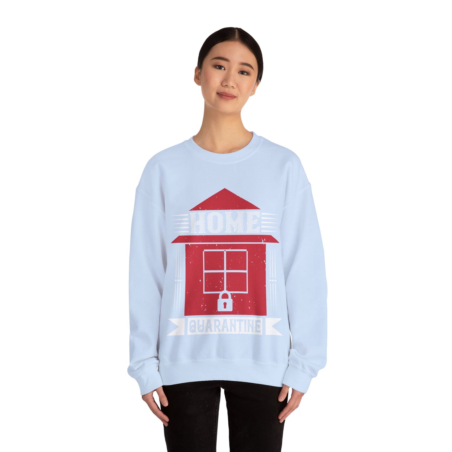 home quarantine-01 — Unisex Heavy Blend Crewneck (G18000)