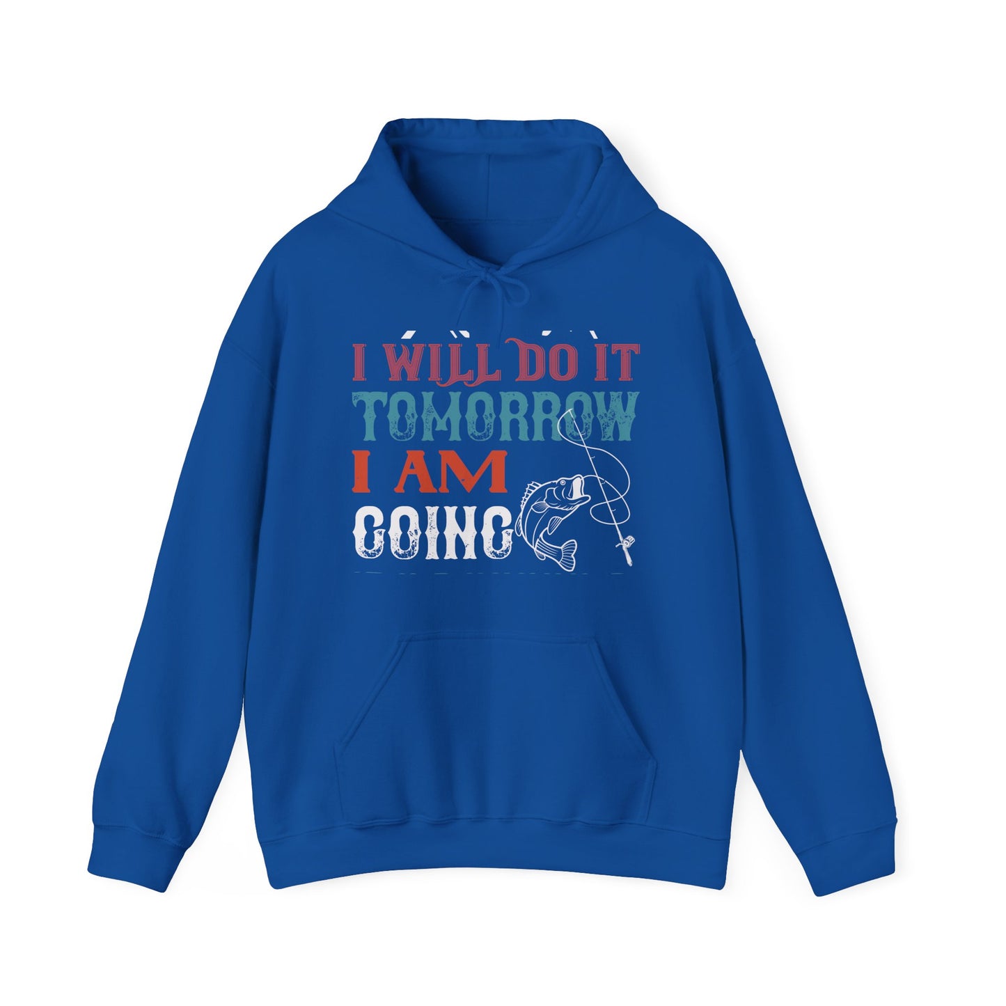 I WILL DO IT TOMORROW-01 — Unisex Heavy Blend Hoodie (G18500)