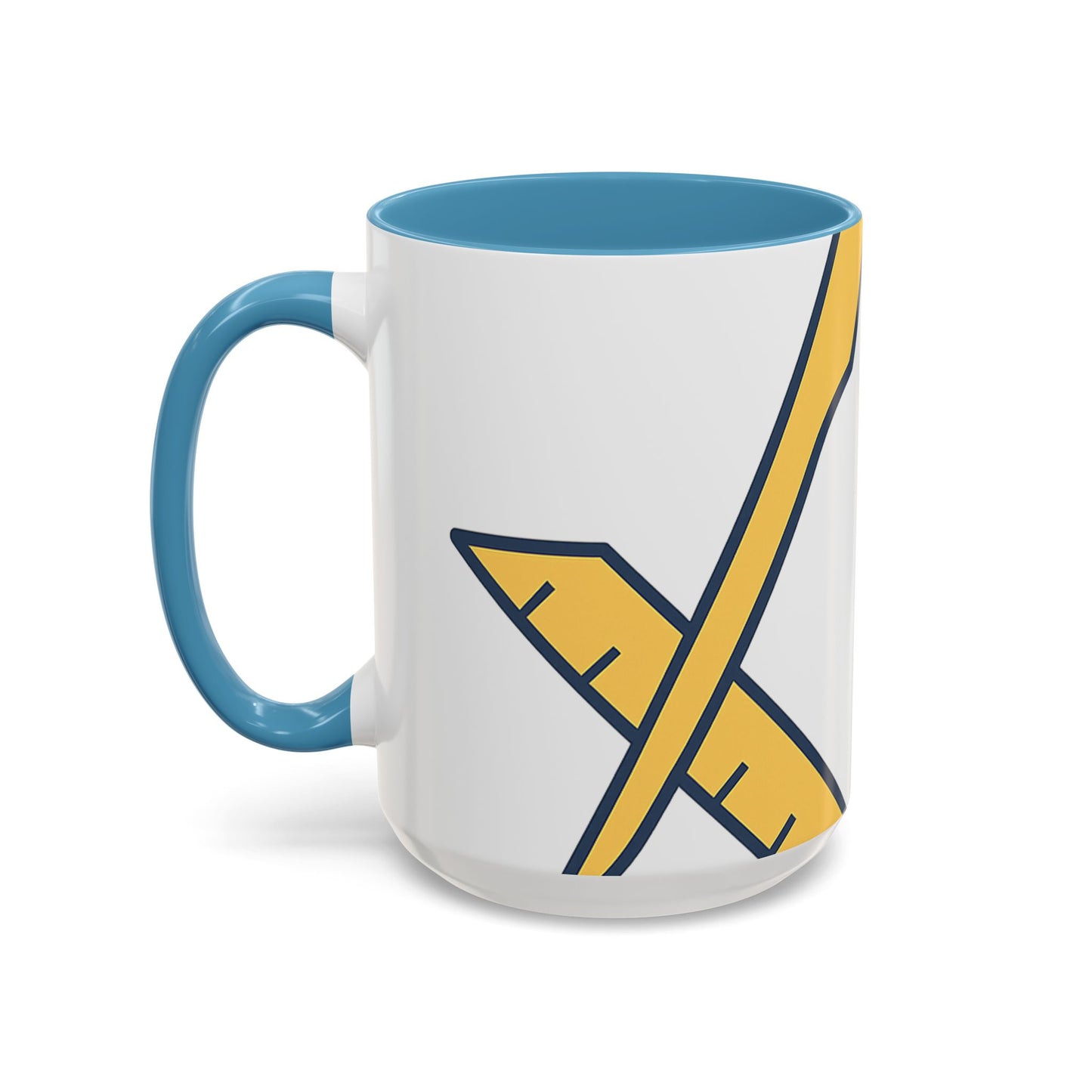 Plain Square and compass — Accent Mug 11/15oz
