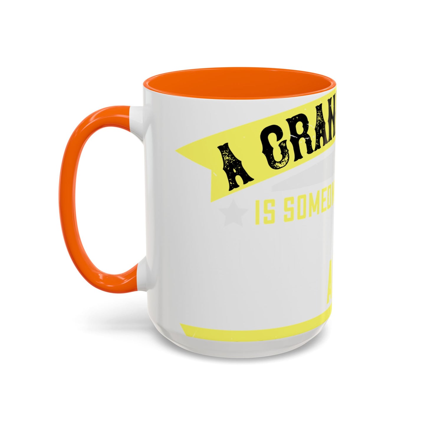 A grandfather is someone with silver-01 — Accent Mug 11/15oz