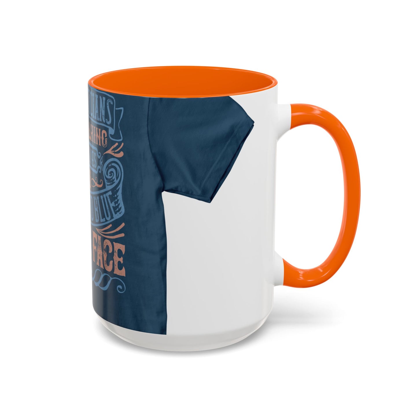 The politicians were talking themselves red, white and blue in the face — Accent Mug 11/15oz