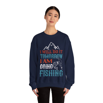 I WILL DO IT TOMORROW-01 — Unisex Heavy Blend Crewneck (G18000)