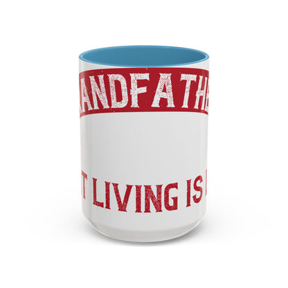 My grandfather always said that living is like licking honey off a thorn-01 — Accent Mug 11/15oz