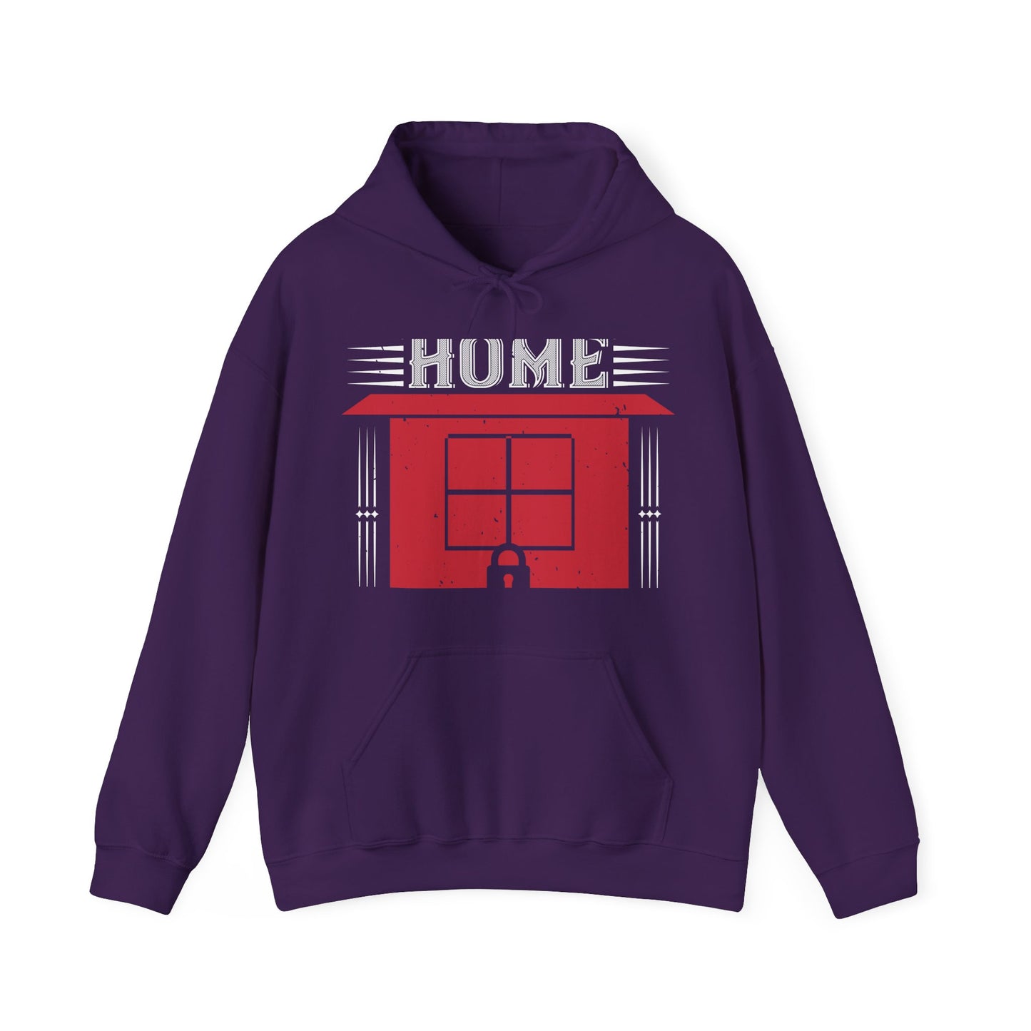 home quarantine-01 — Unisex Heavy Blend Hoodie (G18500)