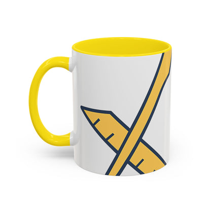 Plain Square and compass — Accent Mug 11/15oz