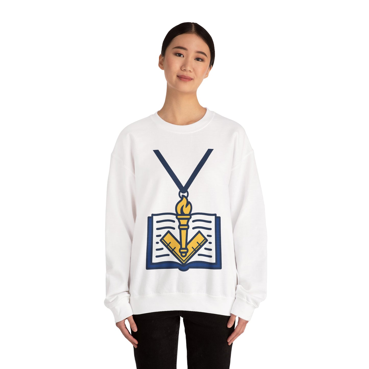 Education Officer - Lecturer - Instructor — Unisex Heavy Blend Crewneck (G18000)
