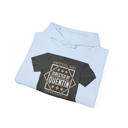 written and directed by quentin quarantine — Unisex Heavy Blend Hoodie (G18500)