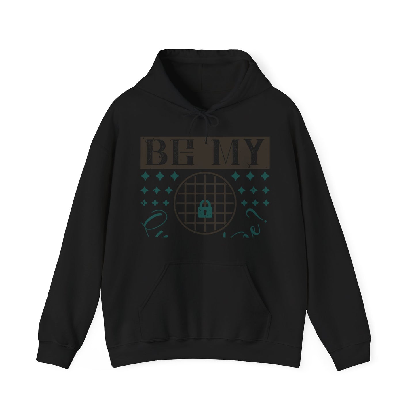 will you be my quarantine-01 — Unisex Heavy Blend Hoodie (G18500)