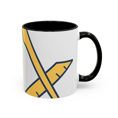 Plain Square and compass — Accent Mug 11/15oz